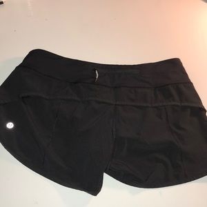 Black lululemon shorts